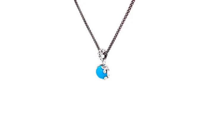 Necklaces Samuel B Glow Necklace Turquoise