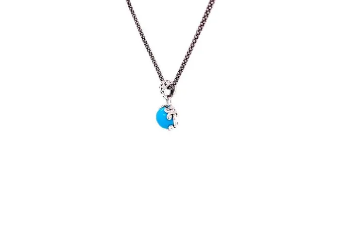 Necklaces Samuel B Glow Necklace Turquoise