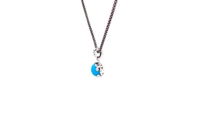 Necklaces Samuel B Glow Necklace Turquoise