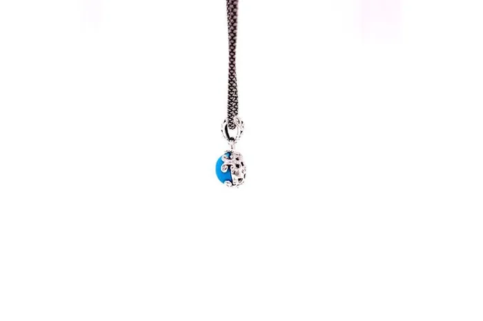 Necklaces Samuel B Glow Necklace Turquoise