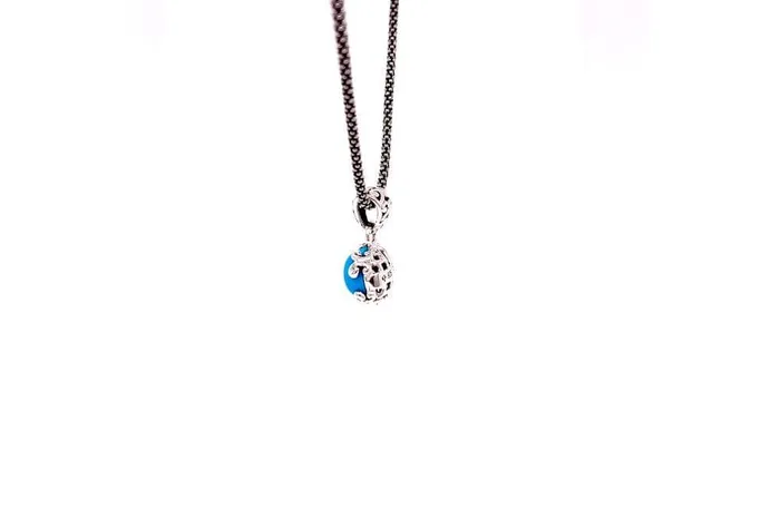 Necklaces Samuel B Glow Necklace Turquoise