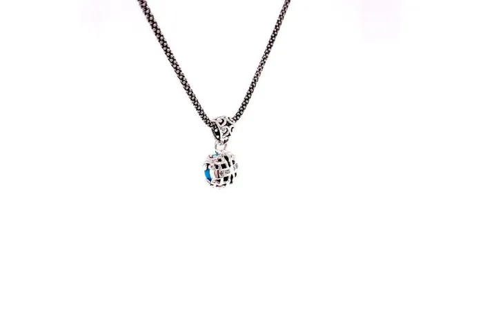 Necklaces Samuel B Glow Necklace Turquoise
