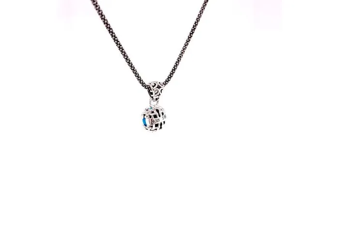 Necklaces Samuel B Glow Necklace Turquoise