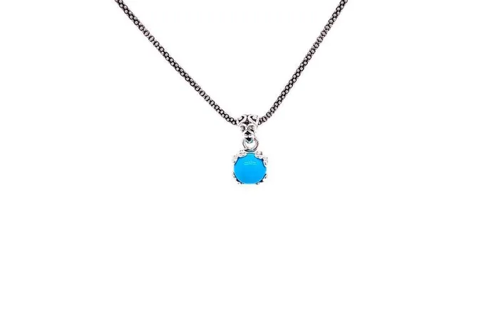 Necklaces Samuel B Glow Necklace Turquoise