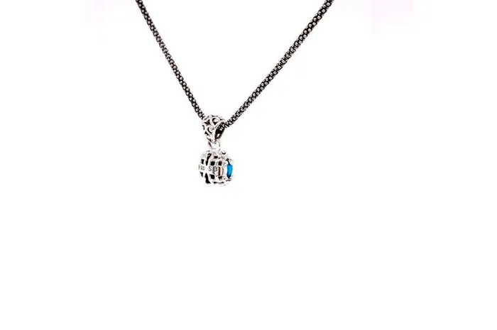 Necklaces Samuel B Glow Necklace Turquoise