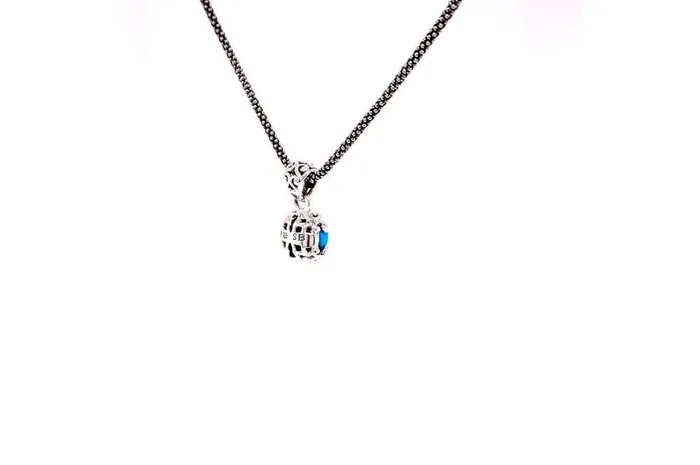 Necklaces Samuel B Glow Necklace Turquoise