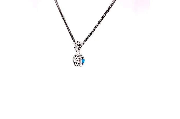 Necklaces Samuel B Glow Necklace Turquoise