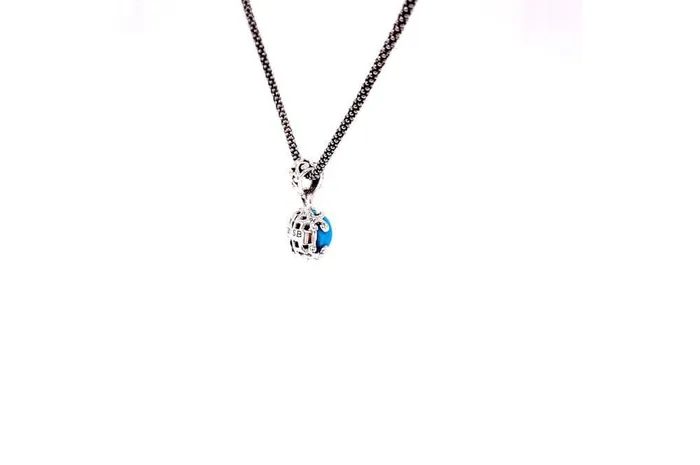 Necklaces Samuel B Glow Necklace Turquoise