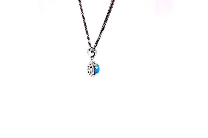 Necklaces Samuel B Glow Necklace Turquoise