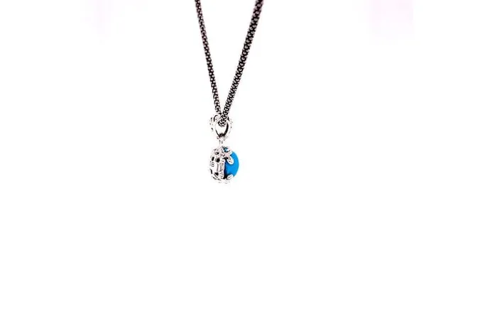 Necklaces Samuel B Glow Necklace Turquoise