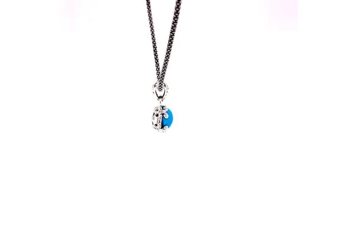 Necklaces Samuel B Glow Necklace Turquoise
