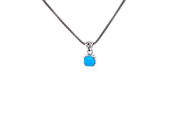 Necklaces Samuel B Glow Necklace Turquoise