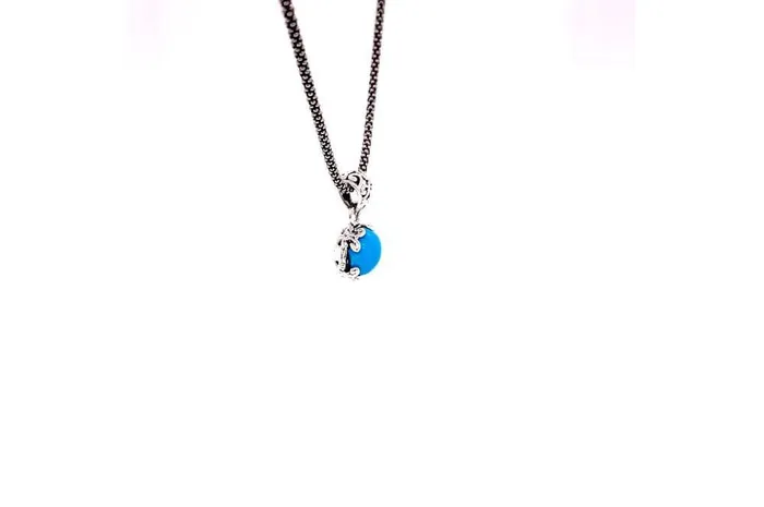 Necklaces Samuel B Glow Necklace Turquoise