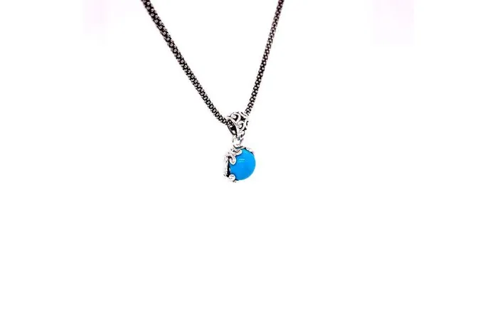 Necklaces Samuel B Glow Necklace Turquoise