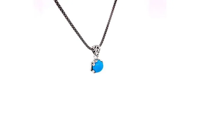 Necklaces Samuel B Glow Necklace Turquoise