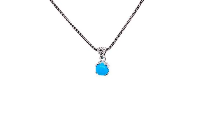 Necklaces Samuel B Glow Necklace Turquoise