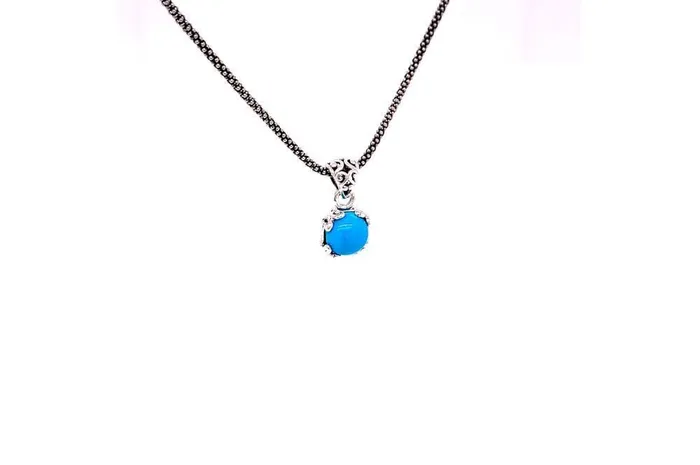 Necklaces Samuel B Glow Necklace Turquoise