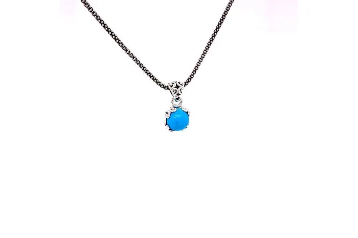 Necklaces Samuel B Glow Necklace Turquoise