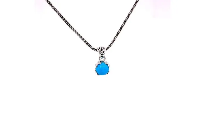 Necklaces Samuel B Glow Necklace Turquoise