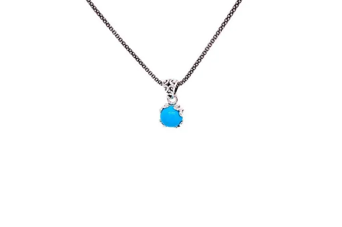 Necklaces Samuel B Glow Necklace Turquoise