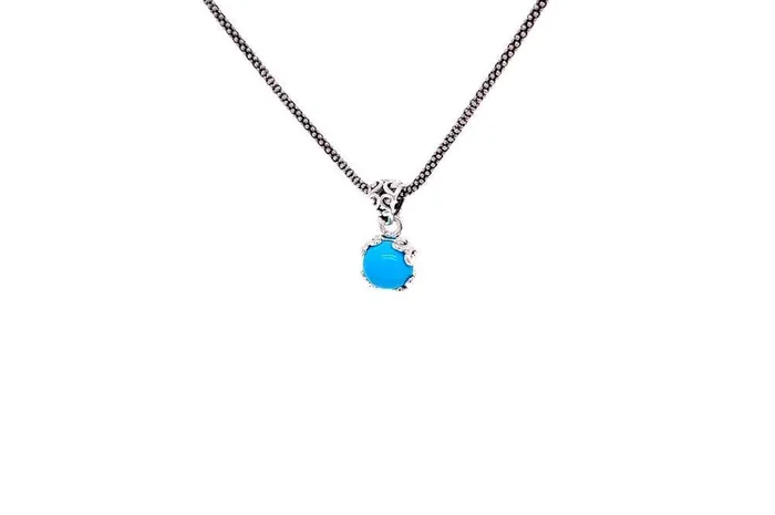 Necklaces Samuel B Glow Necklace Turquoise