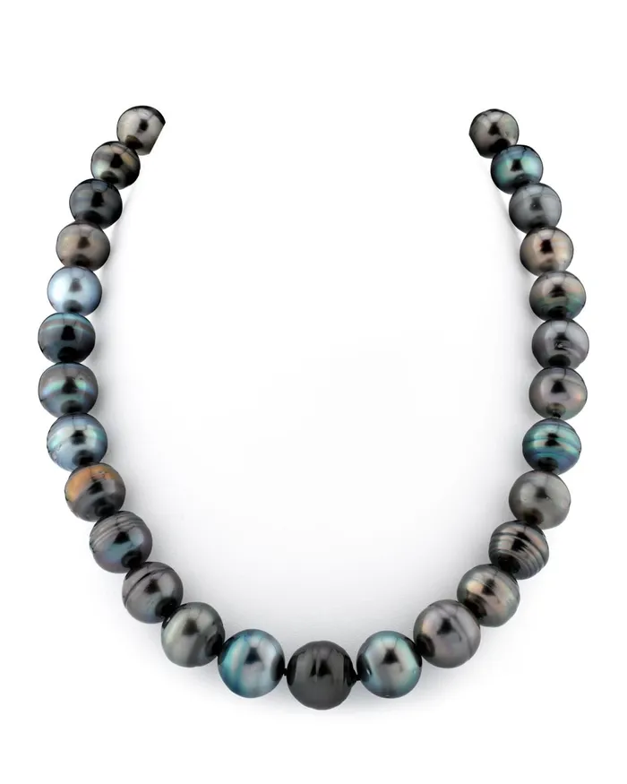 Necklaces SPT MultiColor Tahitian Circled Baroque Pearl Necklace 120140mm Necklaces SPT MultiColor Tahitian Circled Baroque Pearl Necklace 120140mm