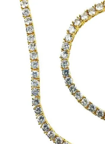 PreStyled Sets apollo31gold DIAMOND TENNIS CROSS SET GOLD NEW