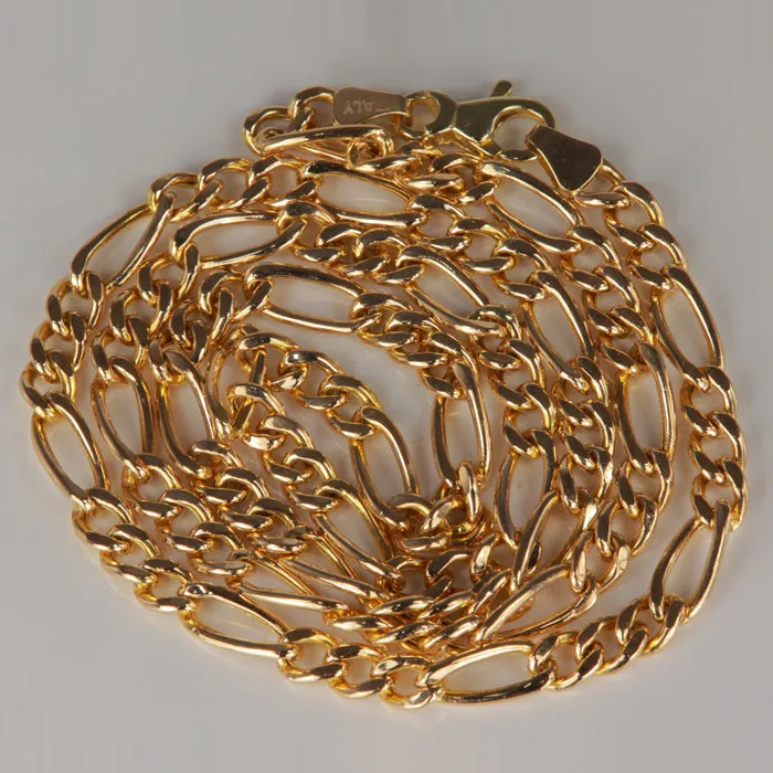 PreStyled Sets Moriartys Gem Art 14K Yellow Gold Figaro Chain 21