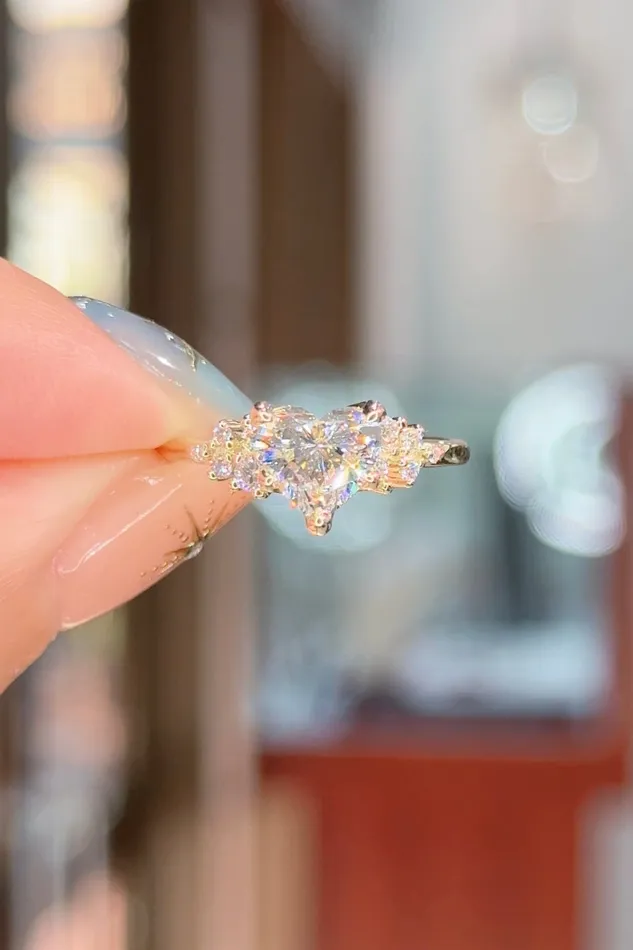 Princess Bride Diamonds 120ct DVS1 Heart Lab Diamond Nova Necklaces