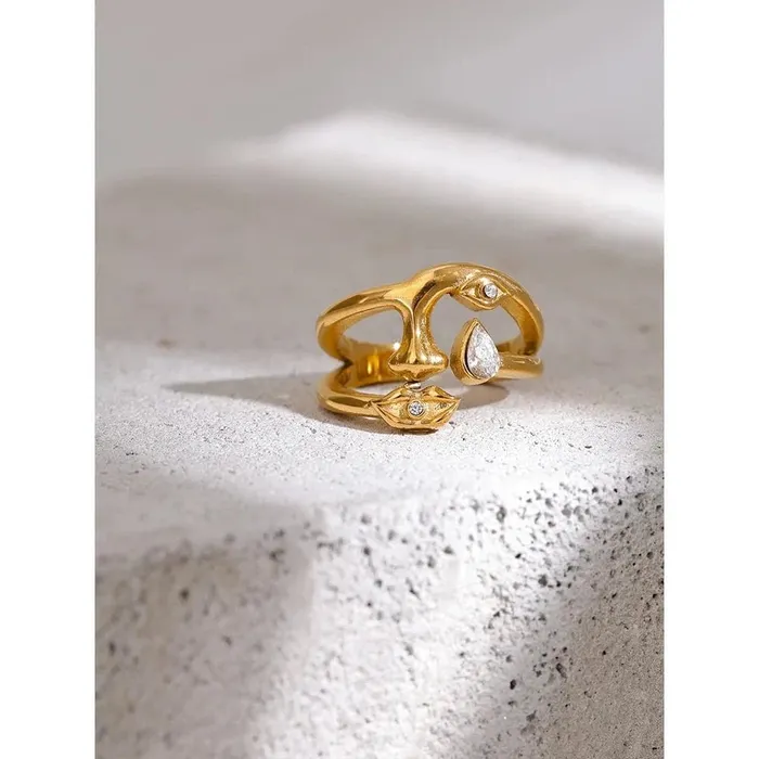 Rings Abstract Ring Mabel Love Co