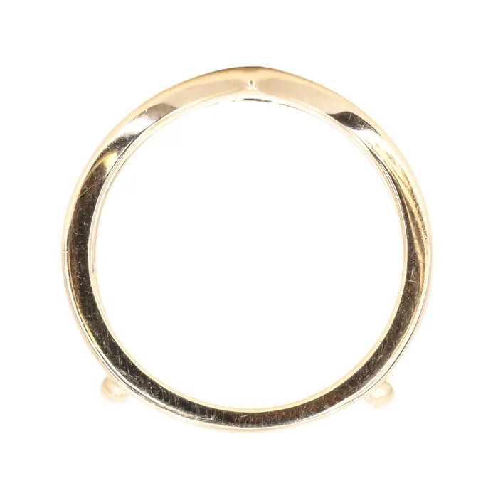Rings Anueva Jewelry Glacial Flow Gold and French Set Diamond Ring Jacket in Solid Recycled 14k Gold