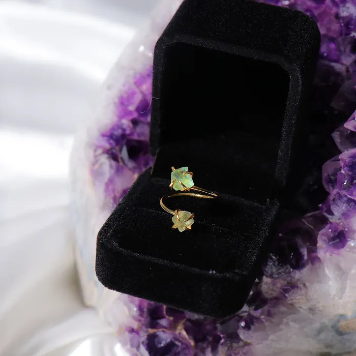 Rings Beau Life Double The Attention Fluorite Ring