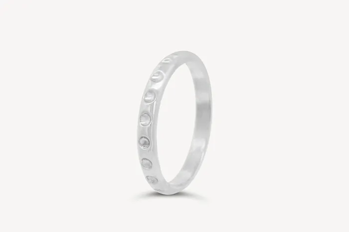 Rings Dot Band Sterling Silver Sheena Marshall