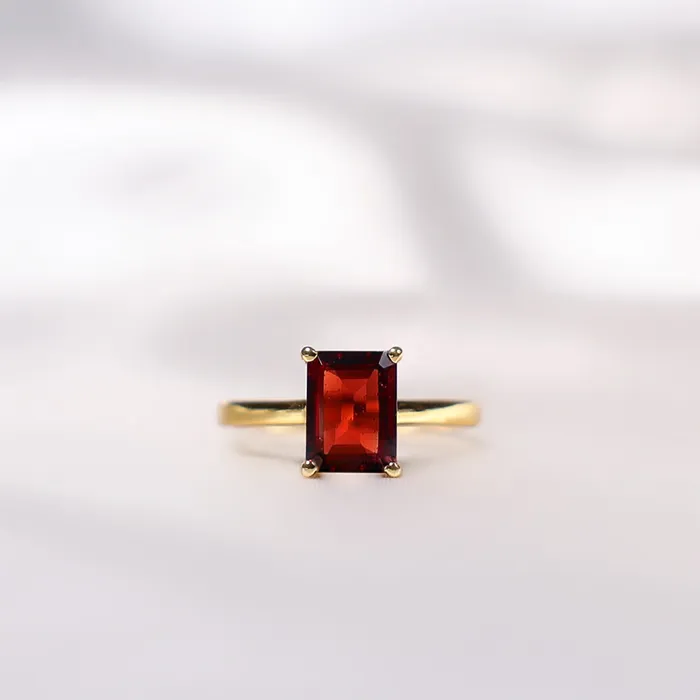 Rings Fire Goddess Garnet Crystal Ring Beau Life