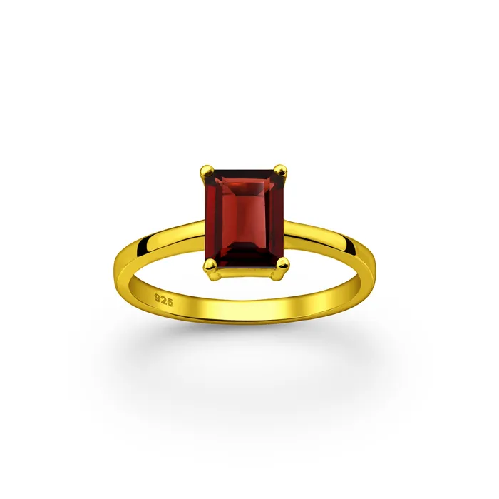 Rings Fire Goddess Garnet Crystal Ring Beau Life