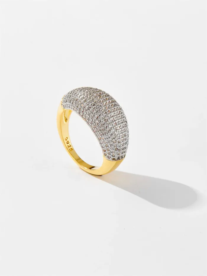 Rings Mabel Love Co Pave Crystal Dome Ring