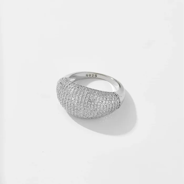 Rings Mabel Love Co Pave Crystal Dome Ring