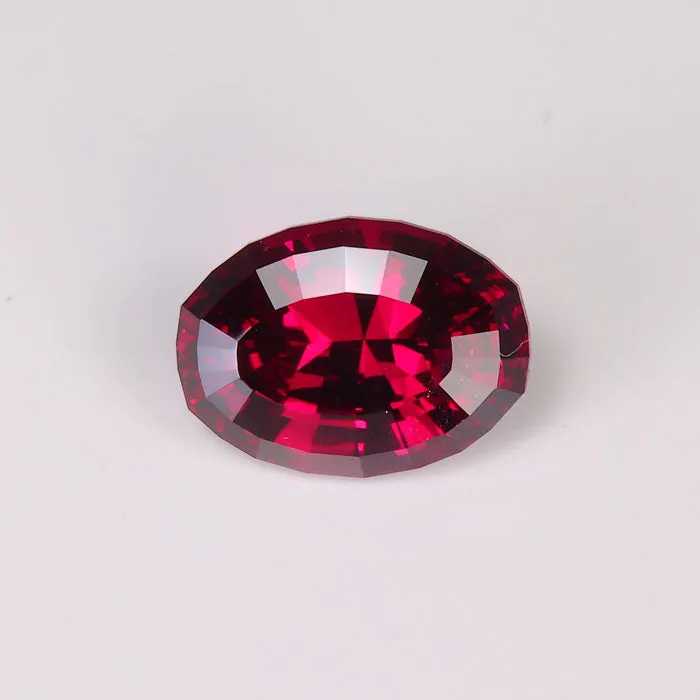 Rings Oval Cut Rhodolite Garnet 888 Carats Moriartys Gem Art
