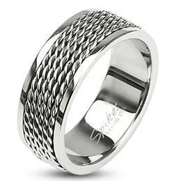 Rings Tulsa Body Jewelry Stainless Chain Links Loop Ring