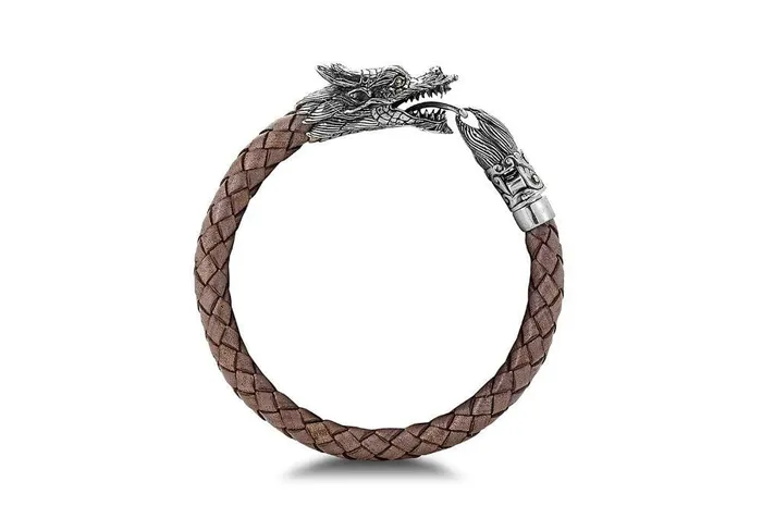 Samuel B Bracelets Azhdaha Bracelet Grey