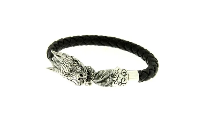 Samuel B Bracelets Azhdaha Bracelet Grey