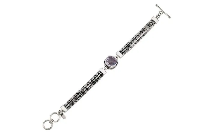 Samuel B Bracelets Negara Bracelet Amethyst