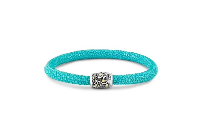 Samuel B Bracelets Ranu Bracelet Turquoise Stingray
