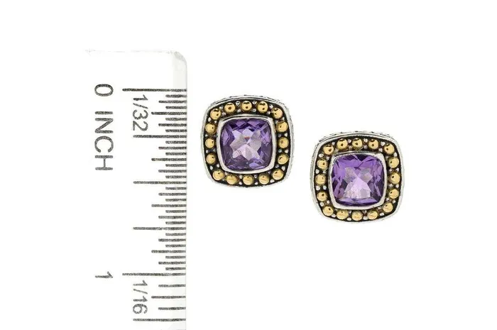 Samuel B Earrings Zion Earrings Blue Topaz