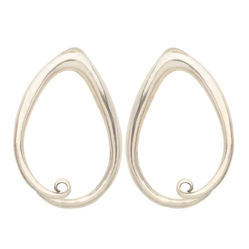 Silver Tear Coils by Diablo Organics Diablo Organics Rings