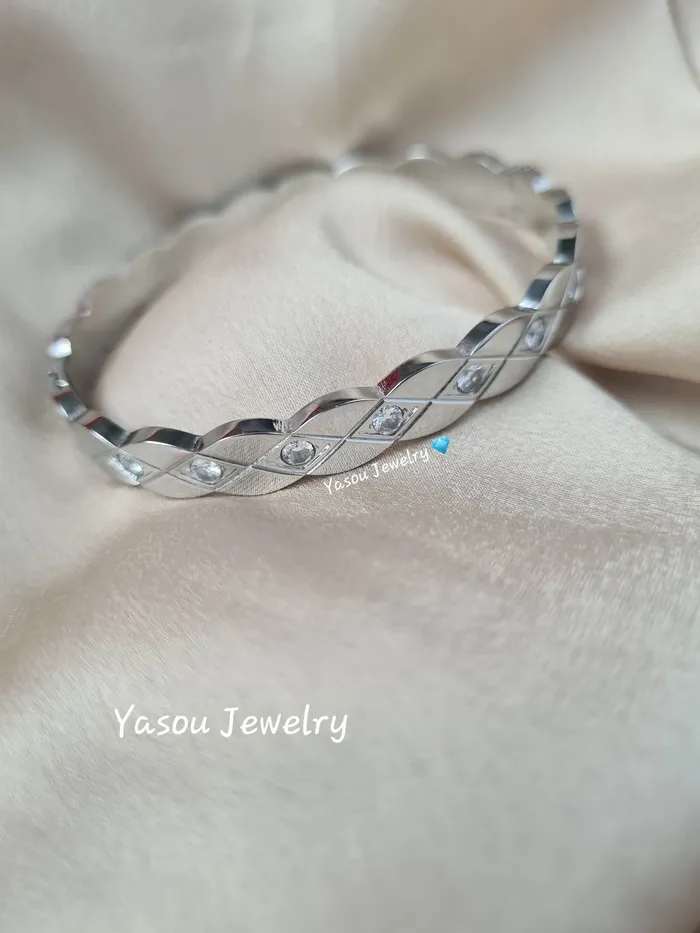 Soha Bijoux Bracelets Bracelet Dahab Diamant Argent d 6 cm