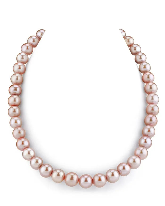 SPT Necklaces 115125mm Pink Freshwater Pearl Necklace AAA Quality