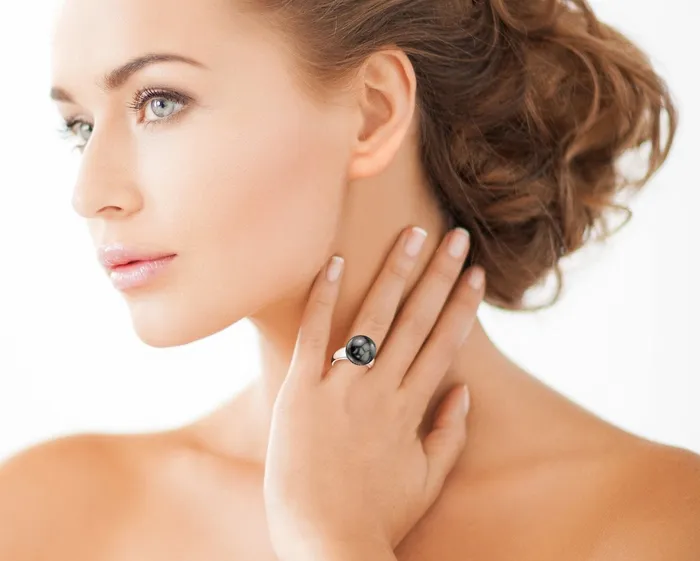 SPT Rings Tahitian South Sea Pearl Abigail Ring SPT Rings Tahitian South Sea Pearl Abigail Ring