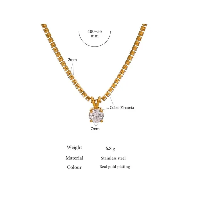 Tennis Necklace Mabel Love Co Necklaces