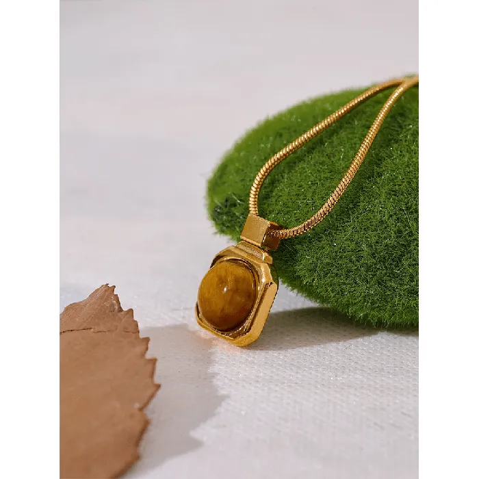 Tigers Eye Necklace Mabel Love Co Necklaces